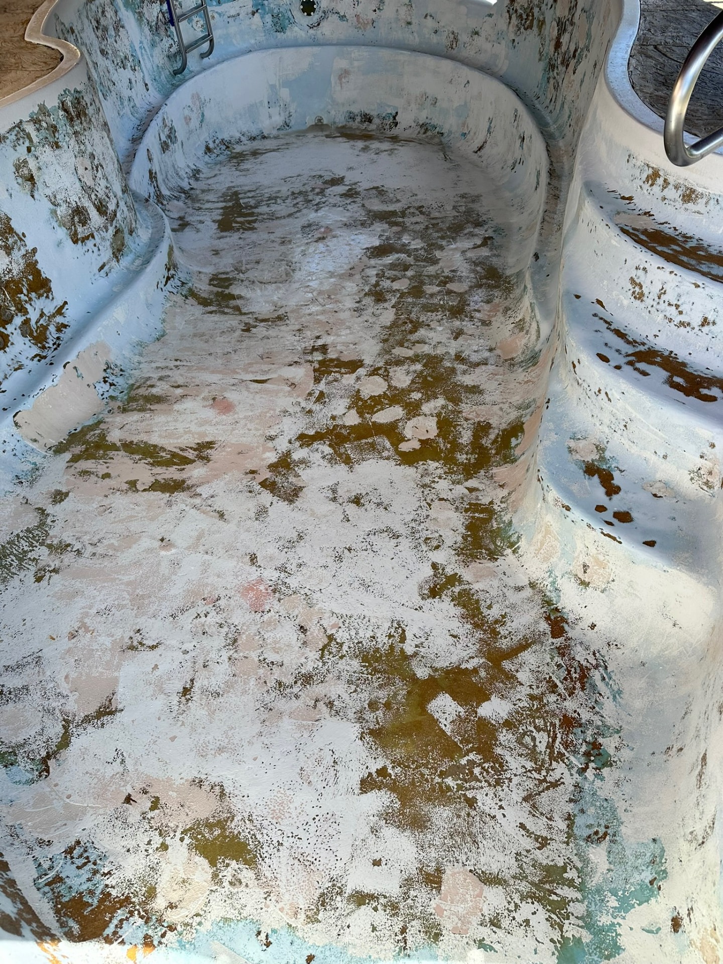 Fiberglass restoration-before