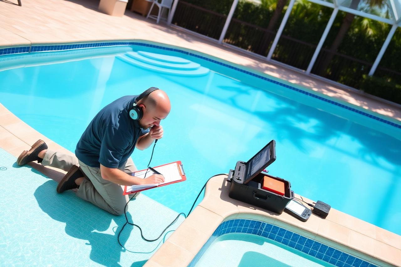 Acoustic listening on a live pressure test